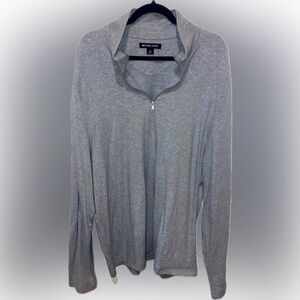 Micheal Kors Mens Gray Long Sleeve PullOver. XXL